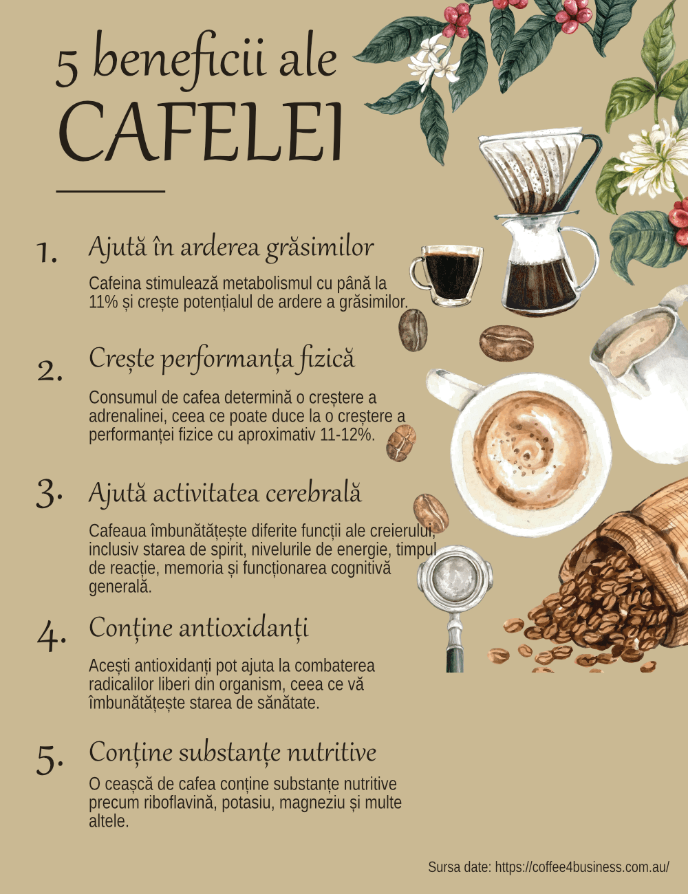 the benefits of coffee: the top 5