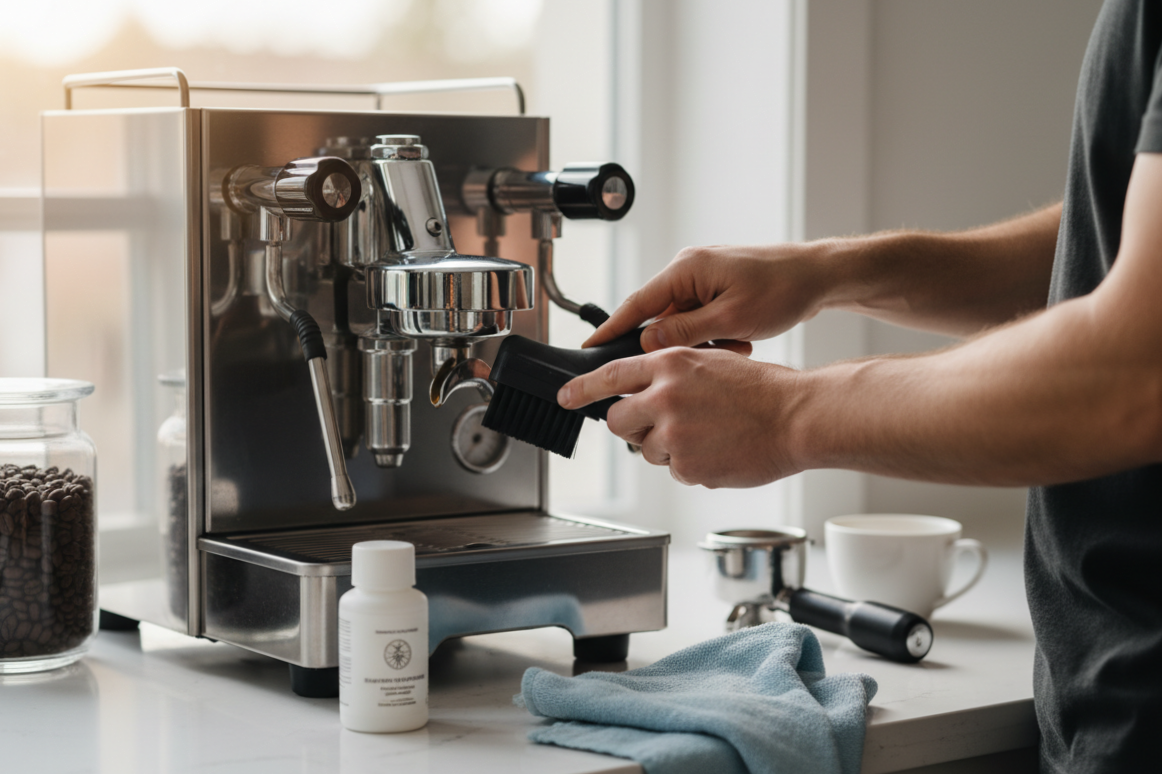 Don't neglect descaling your espresso machine!